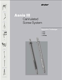 Asnis III - Cannulated Screw System